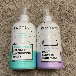 FoxyBae Sea Salt Spray & Leave in Hair Mask- 8 oz